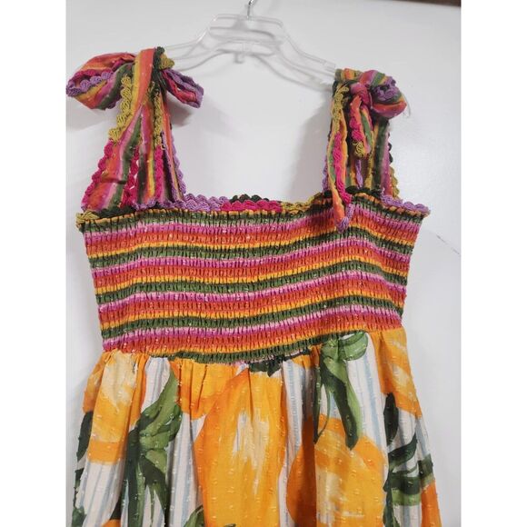 Anthropologie Farm Rio Printed Tiered Maxi Dress Size XL - Picture 6 of 11